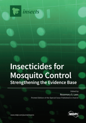 Insects Special Issue: Strengthening the Evidence Base Cover of Insects Special Issue: Strengthening the Evidence Base. The bottom is dark green with the text in white. Small light green circles in parallel, slightly diagonal, vertical lines get larger as the get closer to the top of the image and the background behind them also get lighter. The top left hand corner shows the Insects journal logo of a the outline of a basic fly with it's head facing the top left corner in light green, surrounded by a dark green box and the text 'insects' in dark green to the right of the box.